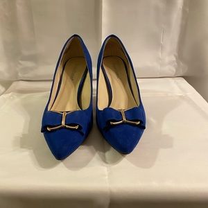 Women 3 inch Royal Blue heel